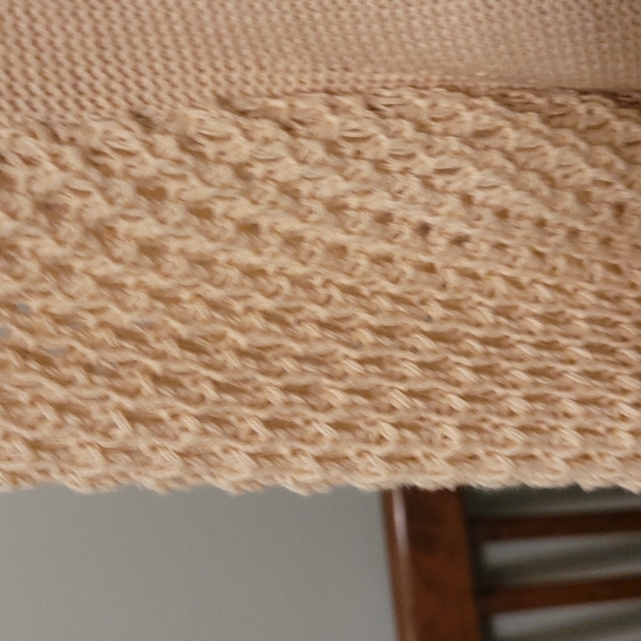 Chicos cardigan Sweater with crochet lattice down the middle. Size 00 - Picture 4 of 12